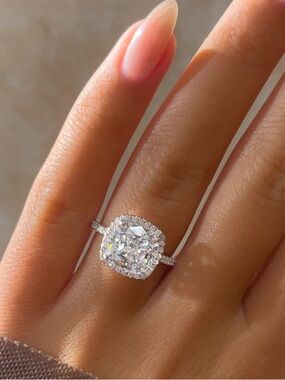 Cushion Cut 3 Carat Ring 💍